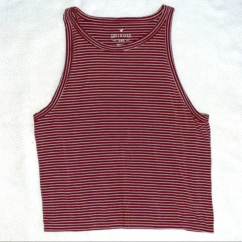 striped tank top
